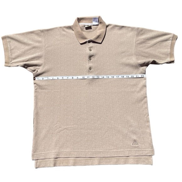 Tan ACG Nike Polo Shirt (L) - Picture 4 of 6